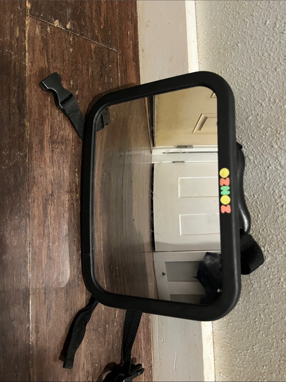 Kids car seat mirror.